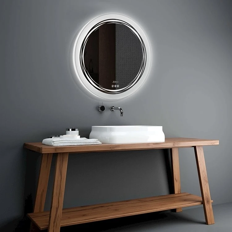 Round Mirror With Light Behind Round Mirror With Light Behind